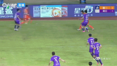 王鑫海闪击刘鑫岳世界波 厦门半场3-0碾压莆田