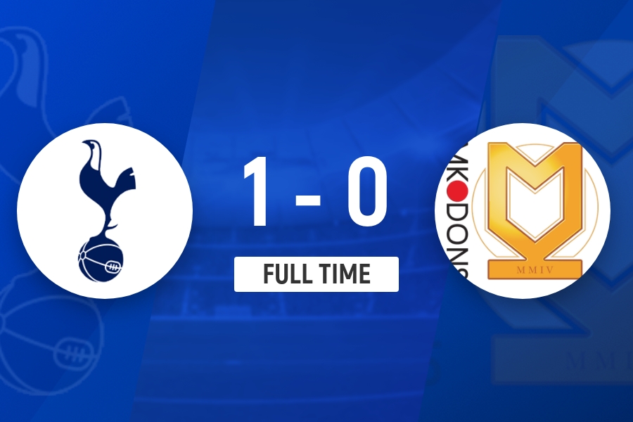 M费凌空世界波 热刺1-0英甲米尔顿凯恩斯取开门红