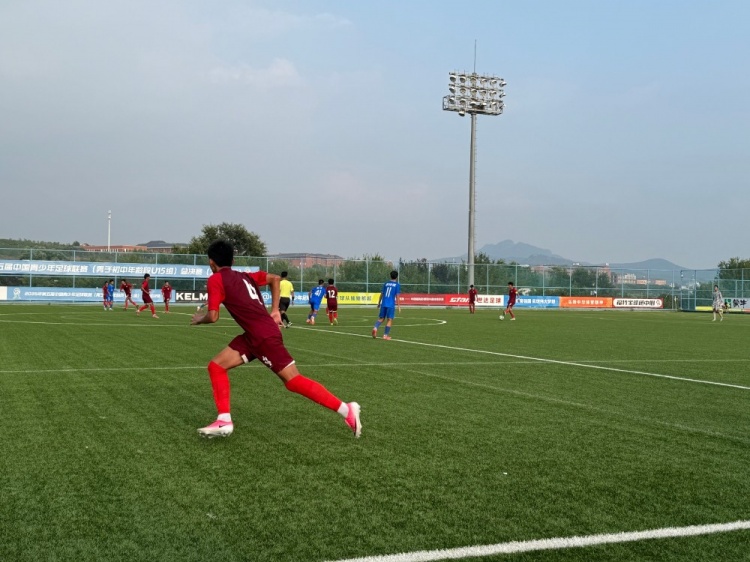 中青赛U15组总决赛第一阶段：海港U15队小组赛三战全胜提前晋级