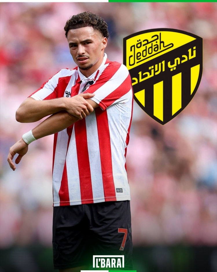 天空体育记者：吉达联合有意边锋塔勒比，与桑德兰正在谈判